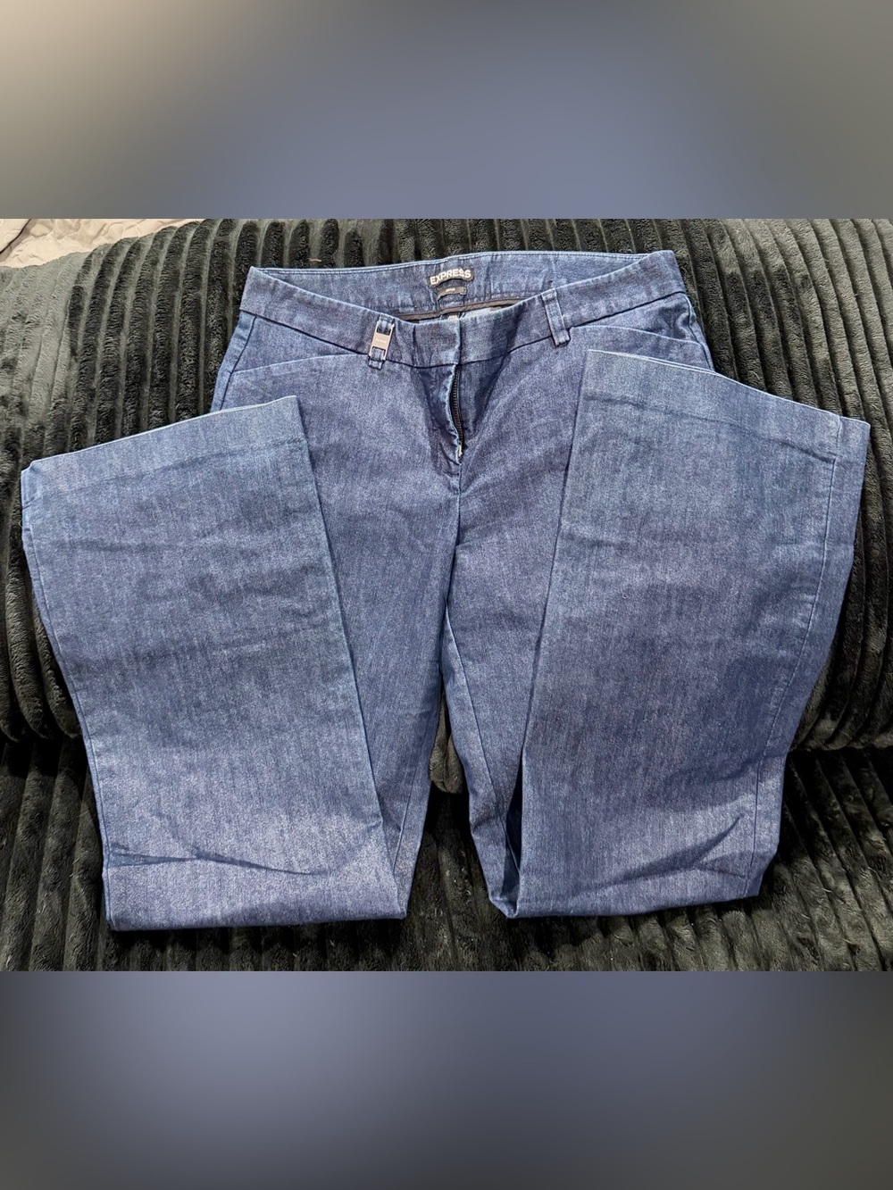 Express Women's Dark Blue Editor Denim Jeans